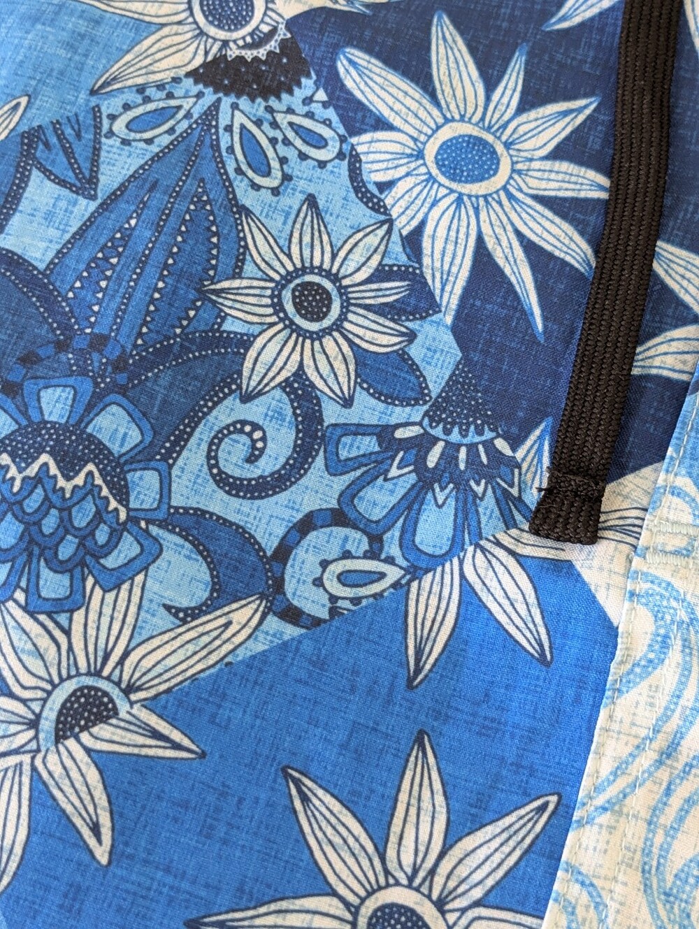 Rip Skirt Blue Patch Skirt sz XXL - Picture 13 of 13